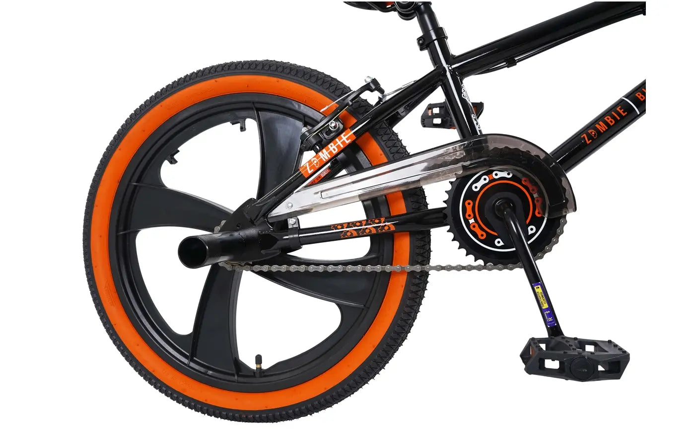ZOMBIE - SLACKJAW BMX 20" BOYS BLACK/ORANGE