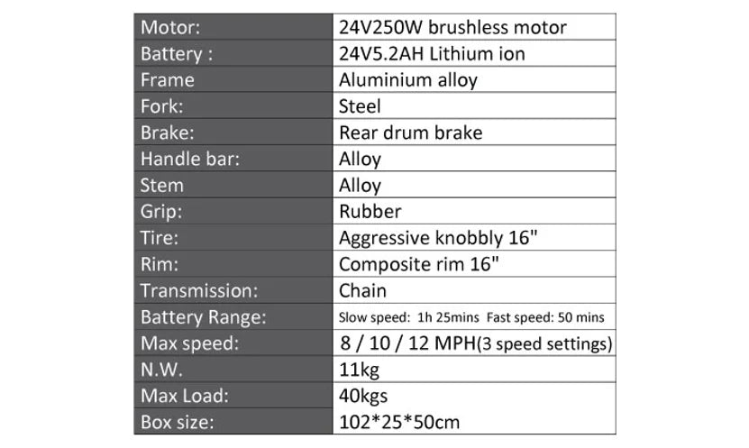 REVVI - ELECTRIC BIKE 16" ORANGE