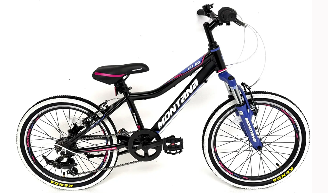 MONTANA - FITNESS 20" GIRLS BLACK/VIOLET/PINK