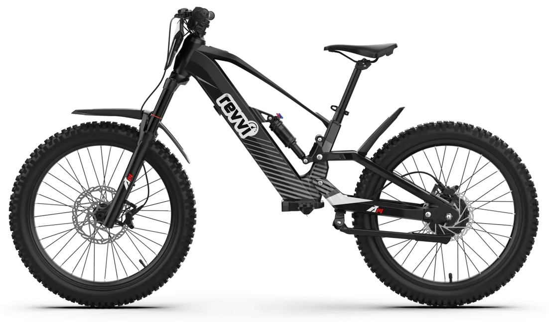 REVVI - ELECTRIC BIKE 24" PLUS BLACK