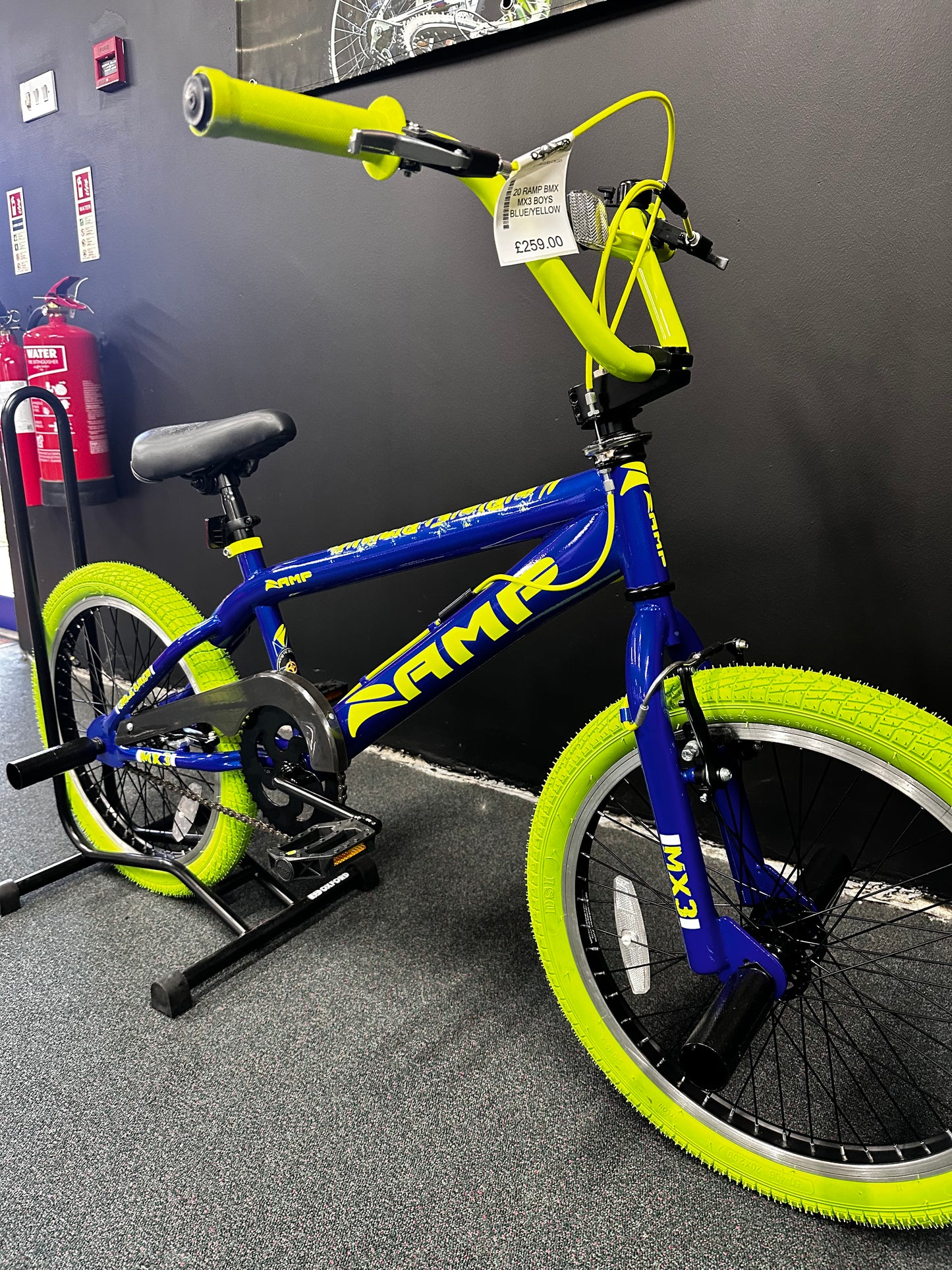 RAMP - BMX MX3 20" BOYS BLUE/YELLOW