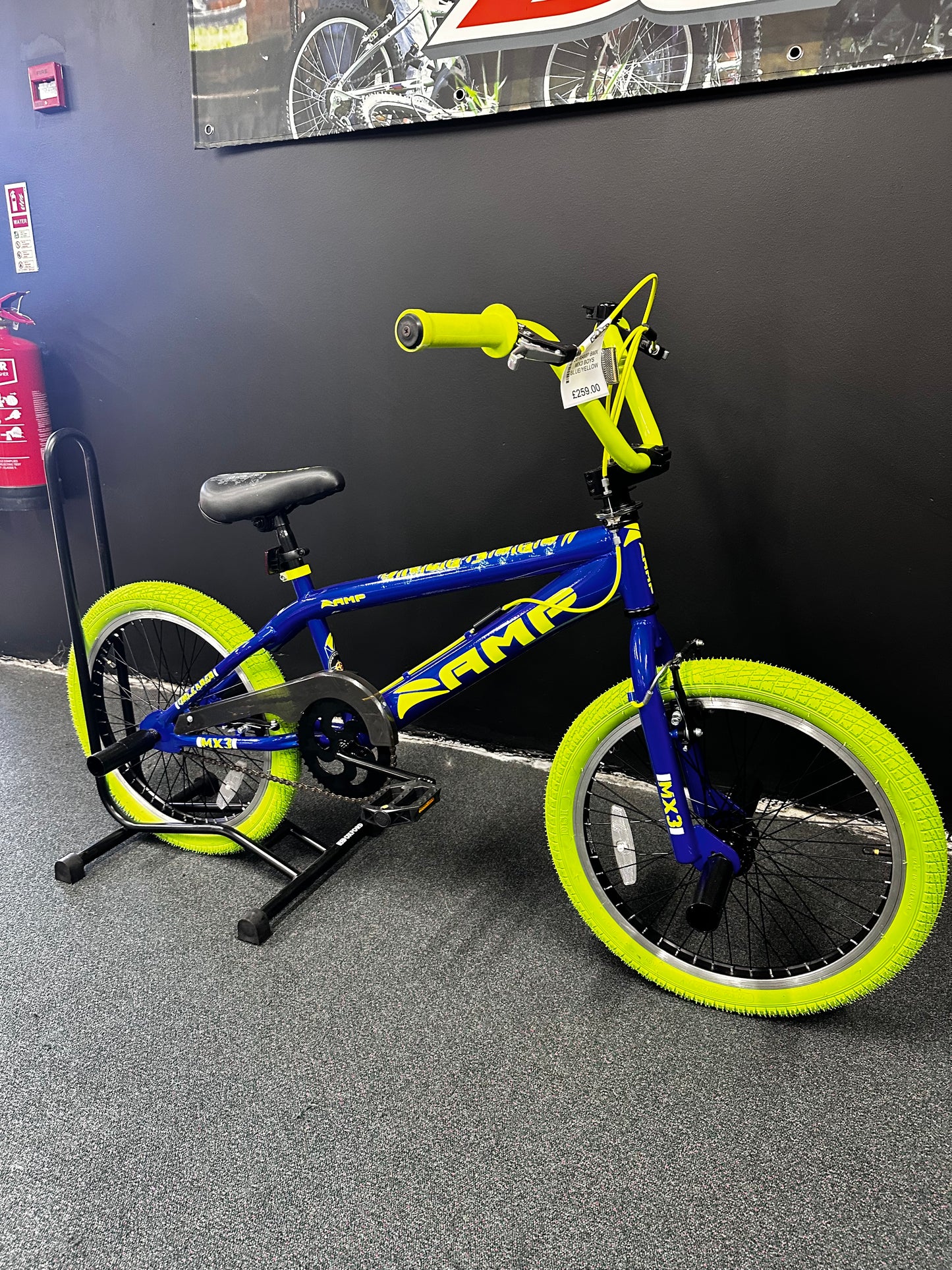 RAMP - BMX MX3 20" BOYS BLUE/YELLOW