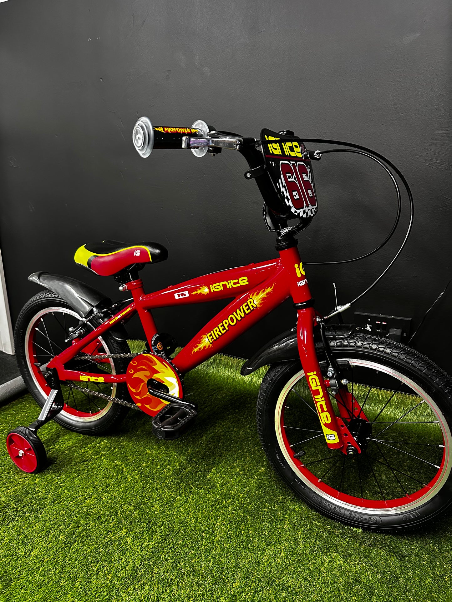 IGNITE - FIREPOWER 16" BOYS RED