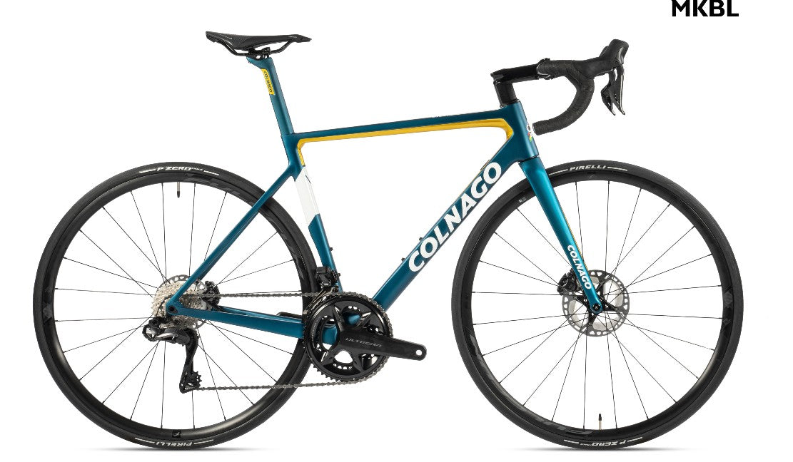 COLNAGO - V3 DISC RIVAL AXS 28" BLUE/GOLD/WHITE 2023