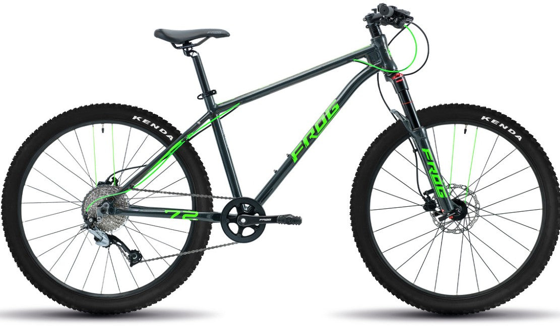 FROG MTB 72 26" METALLIC GREY & NEON GREEN