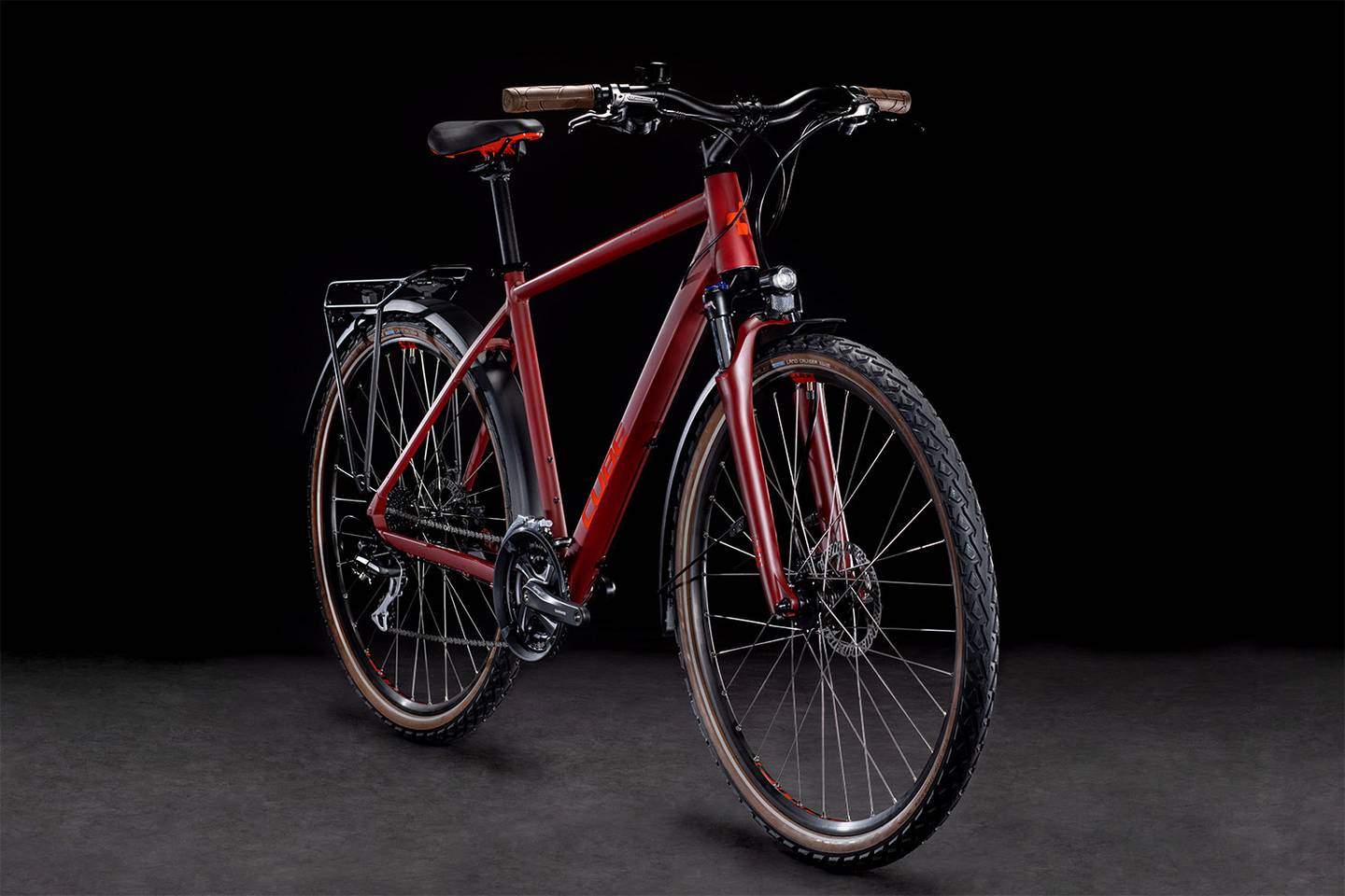 CUBE - NATURE 28" GENTS DARKRED 'N' RED