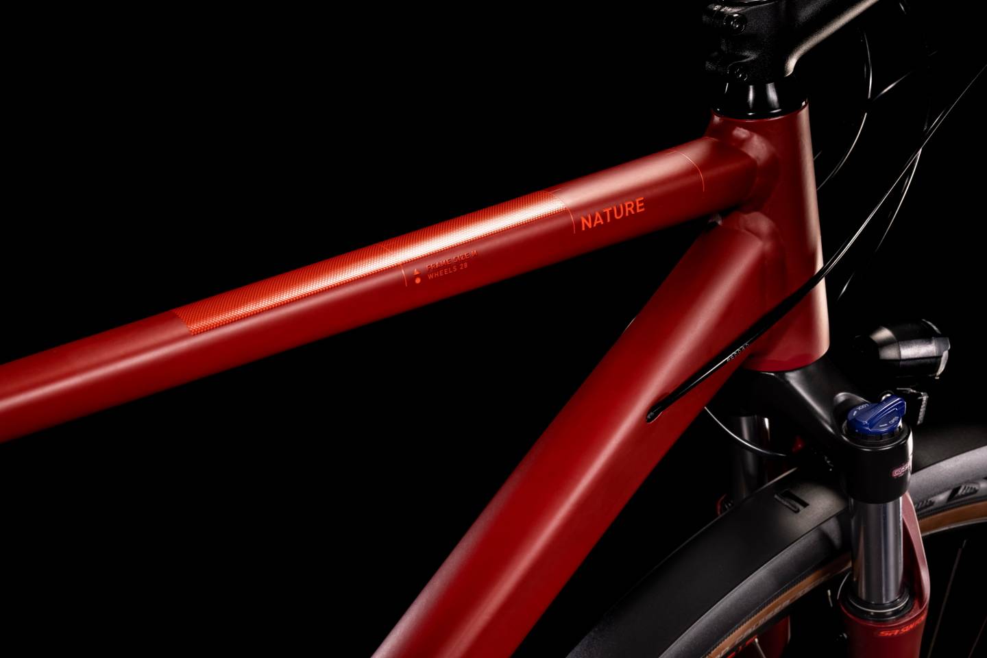 CUBE - NATURE 28" GENTS DARKRED 'N' RED
