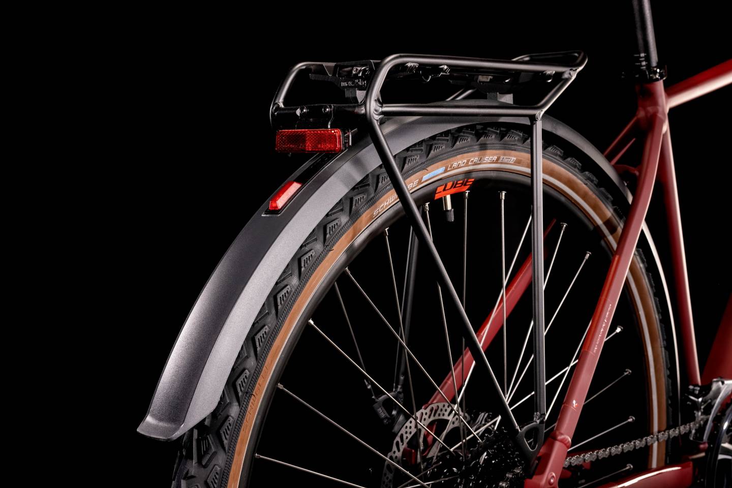 CUBE - NATURE 28" GENTS DARKRED 'N' RED