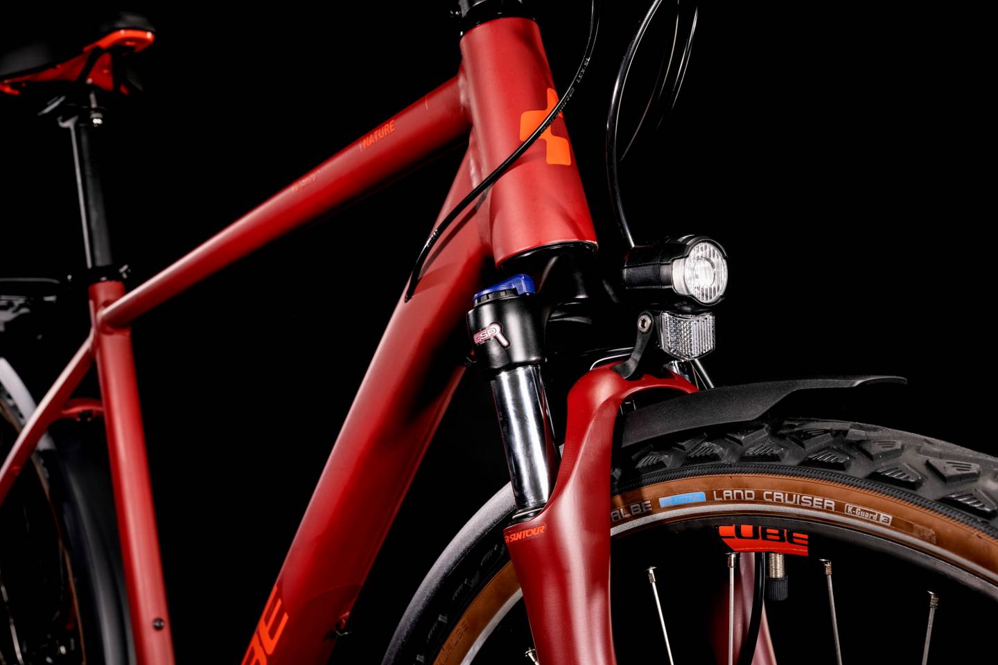 CUBE - NATURE 28" GENTS DARKRED 'N' RED