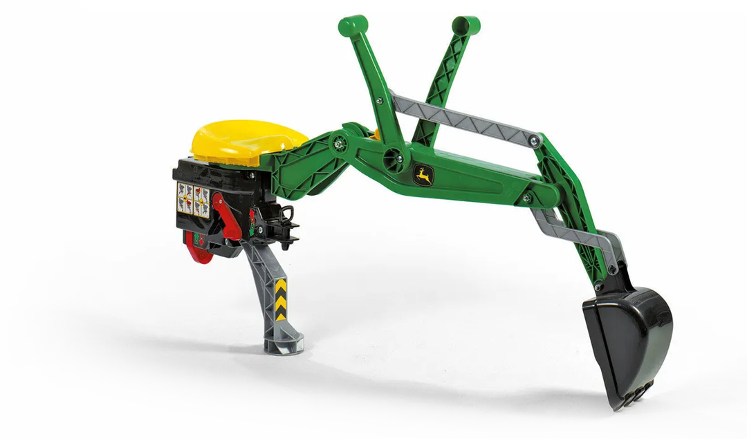 ROLLY TOYS - JOHN DEERE BACKHOE REAR EXCAVATOR RIDE ON ATTACHMENT