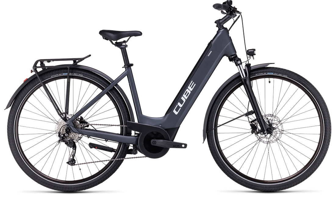 CUBE - TOURING HYBRID ONE 500 EE GREY 'N' WHITE 2024