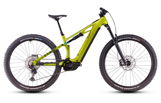 CUBE - STEREO HYBRID ONE44 HPC RACE 800 FLASHLIME 'N' BLUE 2025