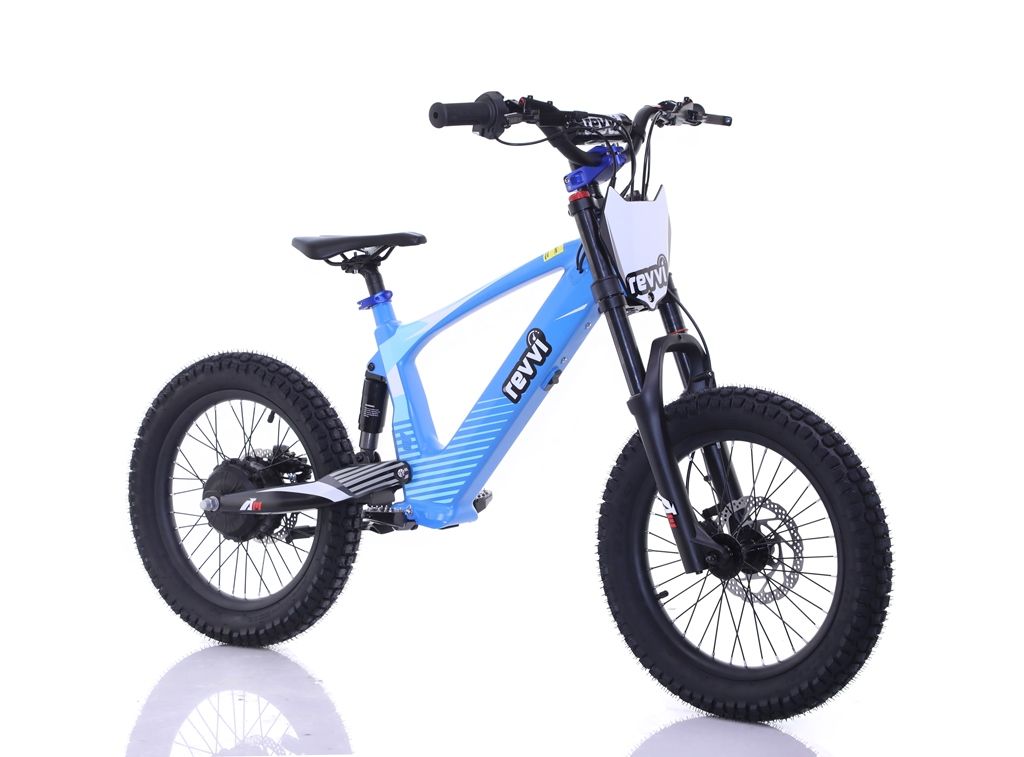 REVVI ELECTRIC BIKE 18 BLUE ringofgullioncycles