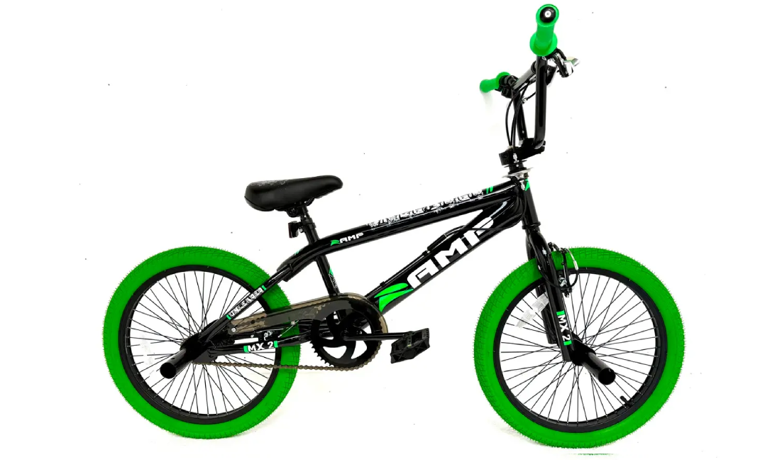 RAMP - BMX MX2 20" BOYS BLACK/GREEN