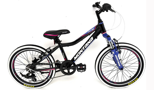MONTANA - FITNESS 20" GIRLS BLACK/VIOLET/PINK