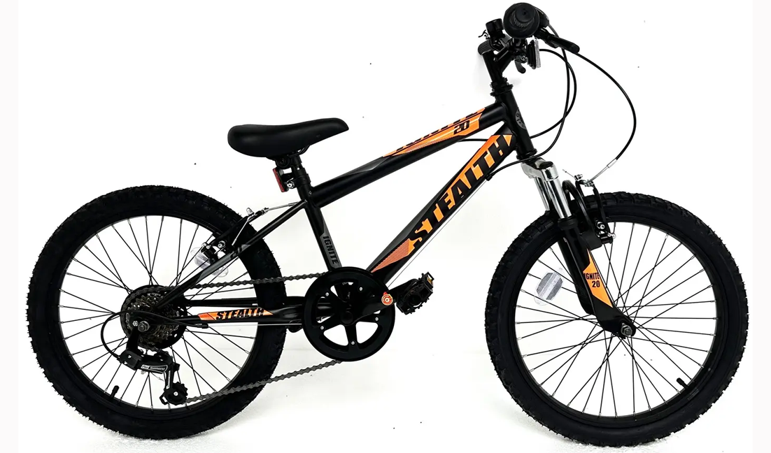 IGNITE - STEALTH 20" BOYS BLACK/ORANGE