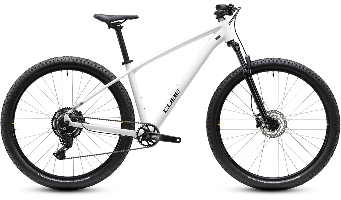 CUBE AIM ONE METALLICWHITE´N´BLACK 2027