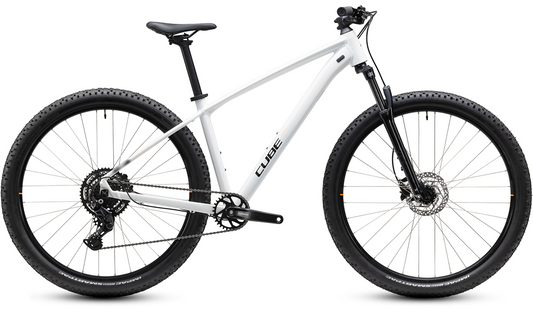 CUBE AIM ONE METALLICWHITE´N´BLACK 2027
