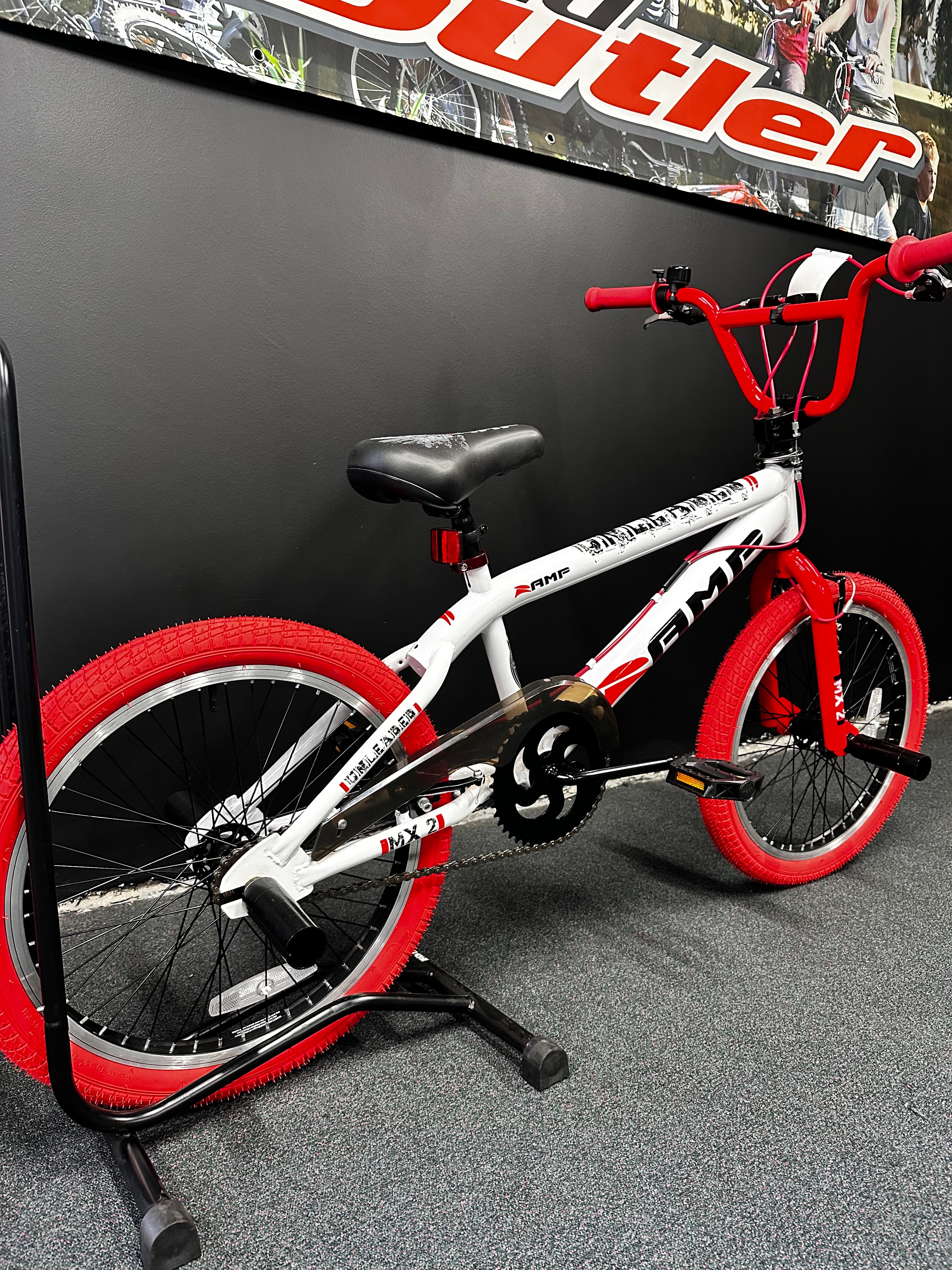 Bmx red and white sale