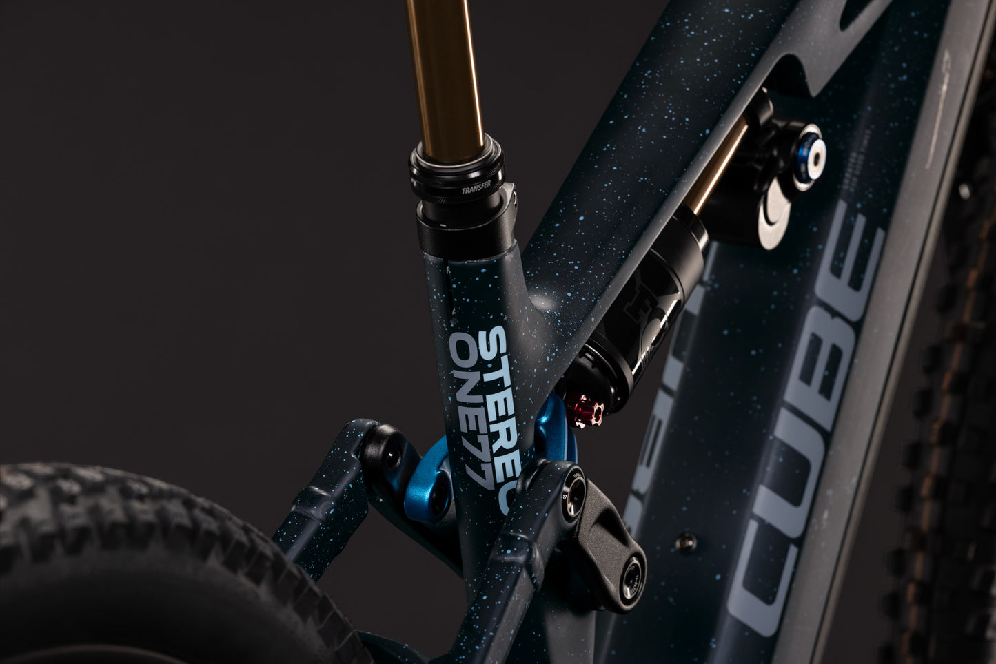CUBE STEREO HYBRID ONE77 HPC SLT 800 BLUEGALAXY´N´GREY 2027