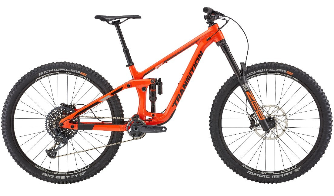 TRANSITION - SPIRE ALLOY MTB GX COMPLETE BIKE 29" FACTORY ORANGE