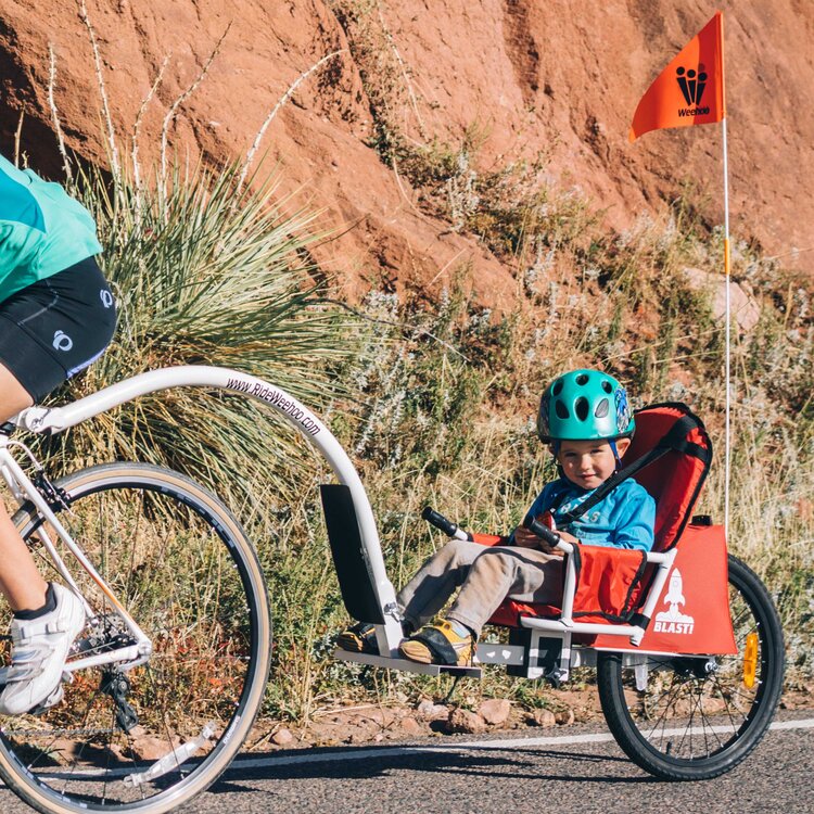 Weehoo kids bike clearance trailer