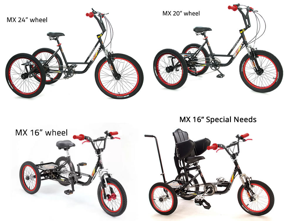 MISSION - MX 24" BMX STYLE TRICYCLE